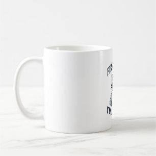 Rolig Tvättbjörn Sjuksköterska Först och Främst Är Kaffemugg