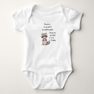 Rolig Tvättbjörnssjälvdjur Humor Söt Akvarell T Shirt