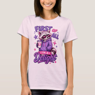 Rolig Tvättbjörnsskjorta med självförtroende för a T Shirt