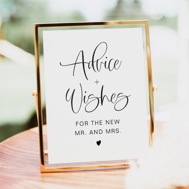 Rolig typografi minimalistiska råd & önskningar poster (Skapare uppladdad)