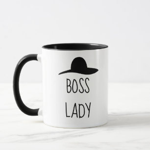 Rolig typografisvart & vitmugg mugg
