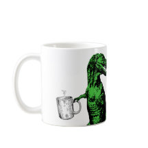 Rolig Tyrannosaurus Rex som dricker tea: En