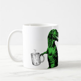 Rolig Tyrannosaurus Rex som dricker tea: En Kaffemugg