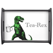 Rolig Tyrannosaurus Rex som dricker tea: En
