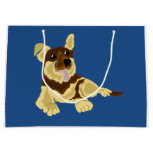 Rolig tysk design för herdehundkonst