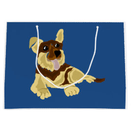 Rolig tysk design för herdehundkonst