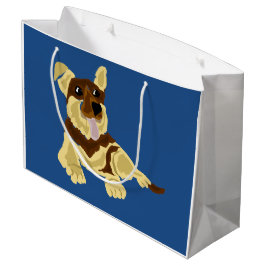 Rolig tysk design för herdehundkonst