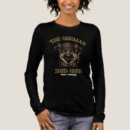 Rolig tysk schäfer cowboy tyska fårhjord t shirt