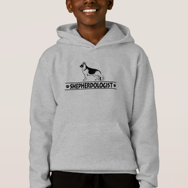 Rolig tysk schäferhund tröja (Framsida)