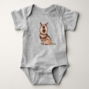 Rolig tysk shepherd-valp hunddjur t shirt