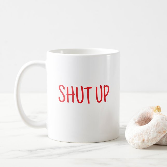 Rolig Tyst med Dig Kaffemugg (Med munk)