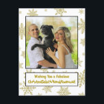 Rolig udda all-inclusive säsongshälsning helg vykort<br><div class="desc">Detta roliga julkort kommer att täcka alla grunder! Texten lyder: Önskar er en fantastisk JulSolsticeHanukkahKwanzaa! - en sammanfogning av jul,  vintersolstånd,  hanukkah och kwanzaa i ett härligt udda ord. Perfekt för att skicka säsongshälsningar till en bred publik!</div>