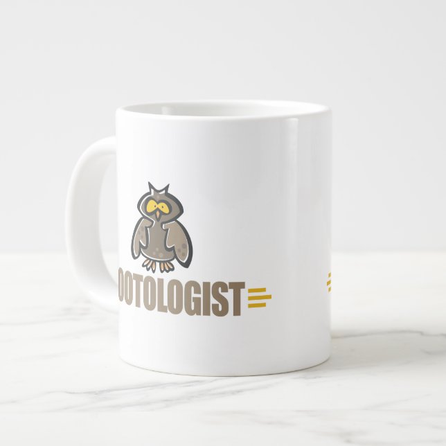 Rolig Uggla Jumbo Mugg (Framsida vänster)