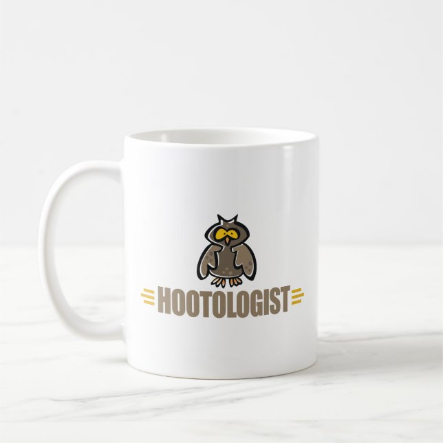 Rolig Uggla Kaffemugg (Vänster)