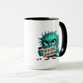 Rolig uggla kaffemugg, Kaffetom Mugg