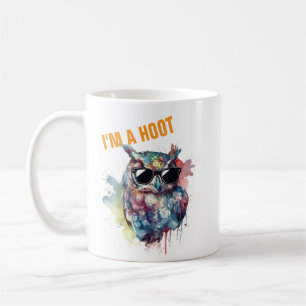 Rolig ugglemugg - Jag är en hoot anpassad kaffekop Kaffemugg