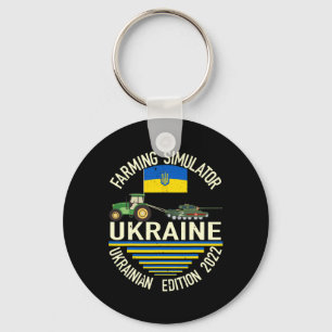 Rolig ukrainsk bonde stjäl tank meme jag står wi nyckelring