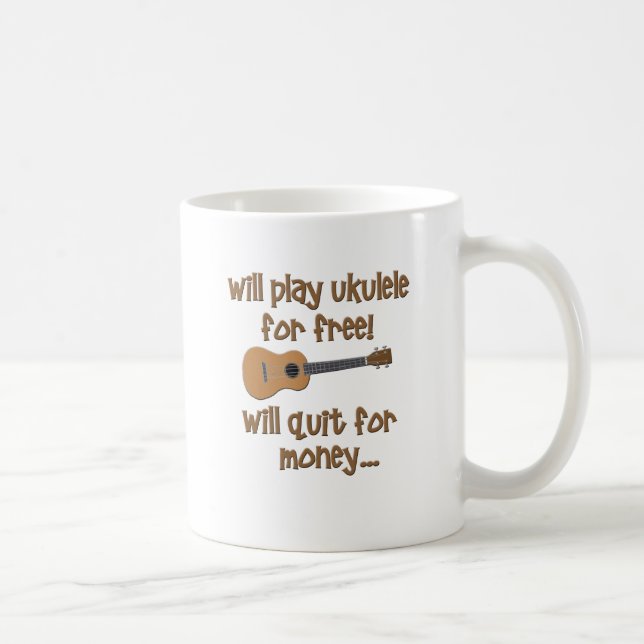 Rolig Ukulele Kaffemugg (Höger)