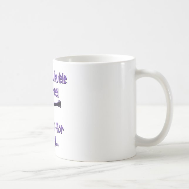 Rolig Ukulele Kaffemugg (Höger)