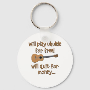 Rolig Ukulele Nyckelring