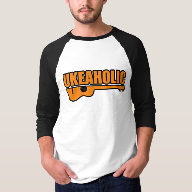 Rolig Ukulele  T Shirt (Framsida)