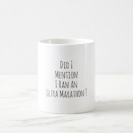 Rolig Ultralopp Löpning Maratonlöpare Kaffemugg