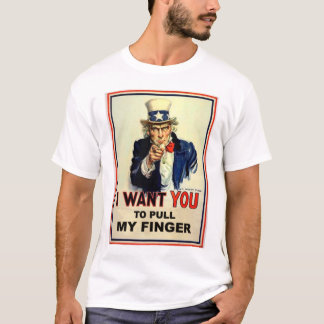 Rolig Uncle Sam Tee Shirt