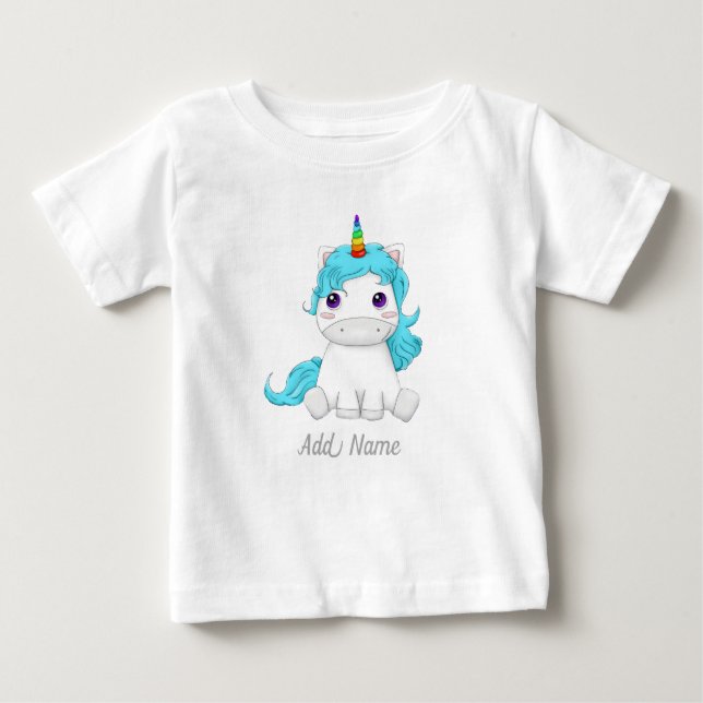 Rolig Unicorn & Magical personligUnicorn T Shirt (Framsida)