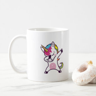 Rolig Unicornmugg - gullig ungemugg - barngåva Kaffemugg