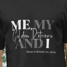 Rolig unik typografi för Goldie hundpappa