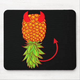 Rolig upp och ner ananas svingare fruktälskare musmatta