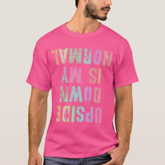 Rolig Upp och Ner är Min Vanliga Gymnastik Tumblin T Shirt