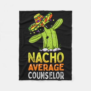 Rolig uppskattning humor rolig nacho genomsnittlig fleecefilt