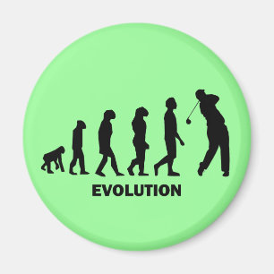 Rolig uppsluppen golf magnet