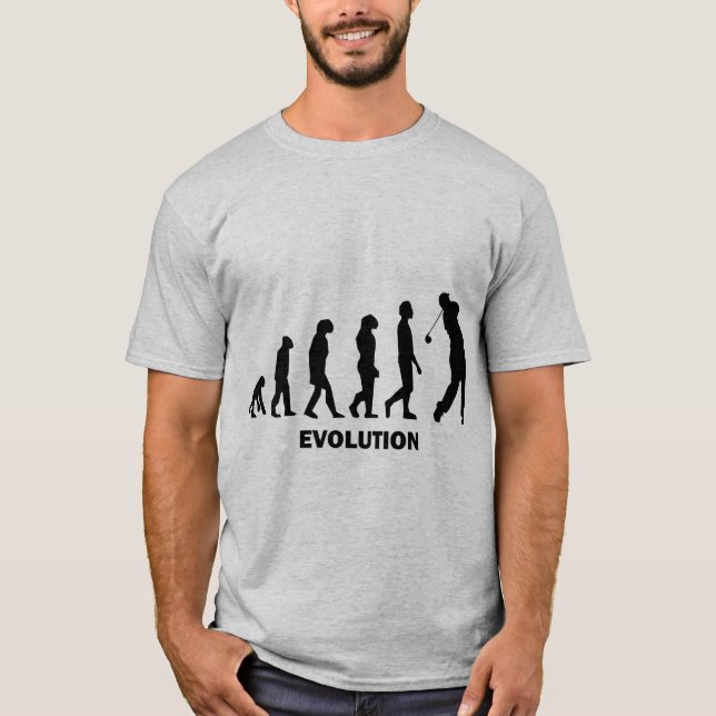 Rolig uppsluppen golf tee shirt (Framsida)