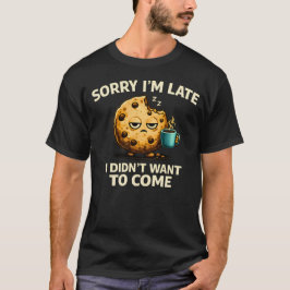 Rolig Ursäkta jag är sen Introvert Humor Jag Ville T Shirt