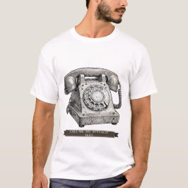 Rolig urtelefon "Ring mig, nej faktiskt sms" T Shirt