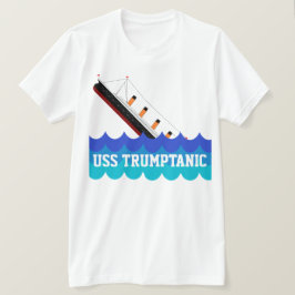 Rolig "USS Trumptanic" med den sjunkande frakten Tröja