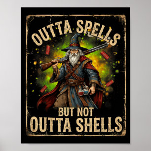Rolig Utan Magi Men Inte Utan Skal Trollkarl Poster