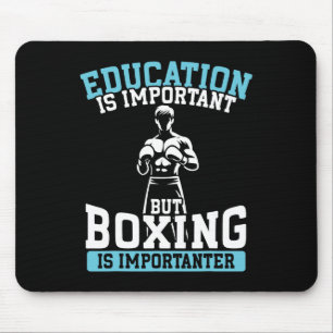 Rolig utbildning är viktigt men boxning musmatta