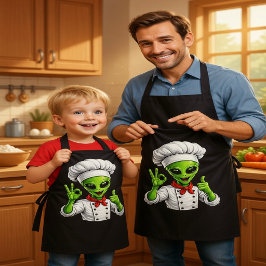 Rolig utformning av utomjording kock Cute Space Co