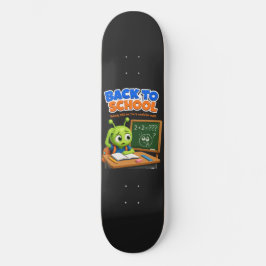 Rolig utformning med aliens som kämpar med matte p mini skateboard bräda 18,5 cm