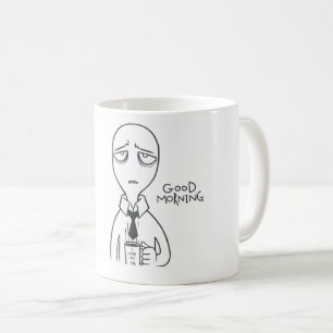 Rolig utomjording på kontoret - Kaffemugg - Konstn