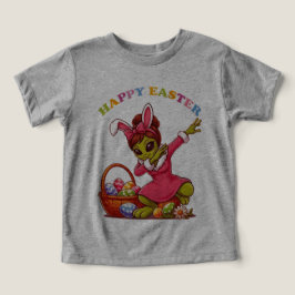 Rolig utomjording påskkel hare dabbar söt påskägg t shirt