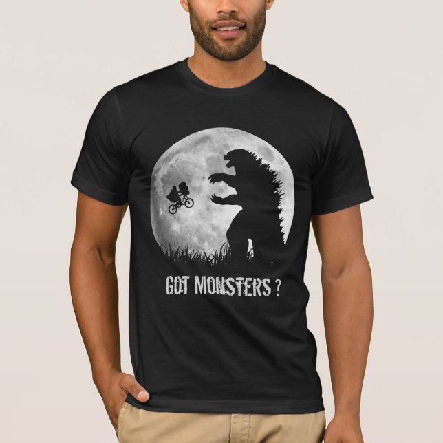 Rolig utomjordingar vs MONSTER T-shirt (Framsida)