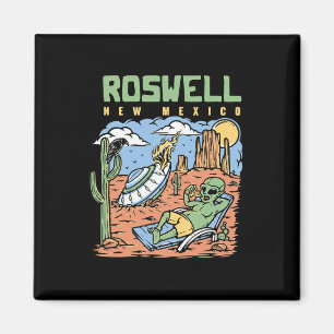 Rolig utomjordisk semester i Roswell New Mexico ök Magnet