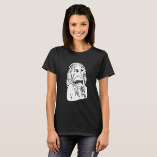 Rolig Uttrycksfull Skiss Karikatyr T-Shirt