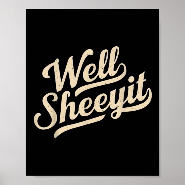 Rolig Väl Skitsnygg Design _1  Poster (Framsidan)