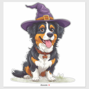 Rolig valdtrollkarlskostym Halloween Hundtema Klistermärken