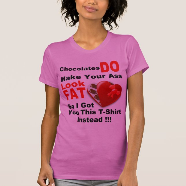 Rolig valentin dagskjorta tee shirt (Framsida)